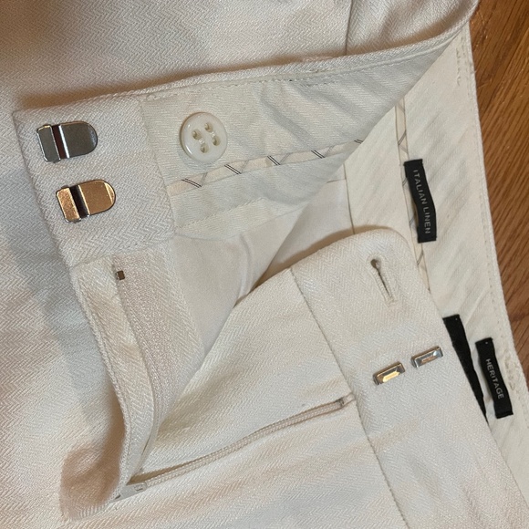 Talbots Heritage Italian Linen Trousers, Size 2 - Picture 4 of 15